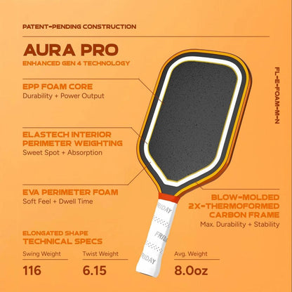 Friday Aura Pro Elongated - Metallic Orange Creamsicle Limited Edition