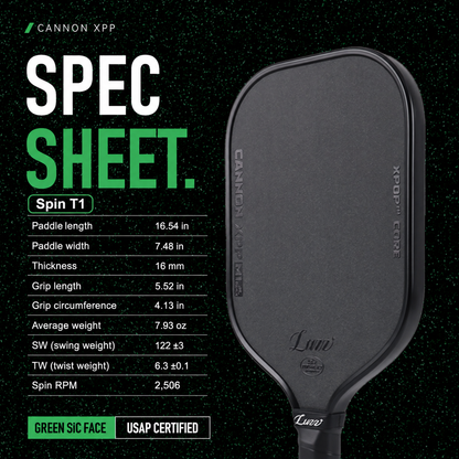 Luzz Cannon XPP M1 pickleball paddle