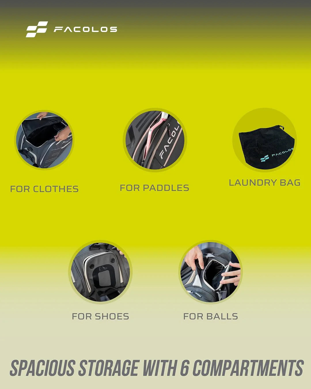 Facolos Elite Pickleball Backpack