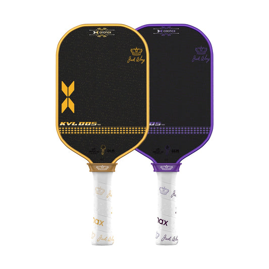 Arronax KVL005 Jack Wong Limited Edition pickleball paddles in Gold and Purple