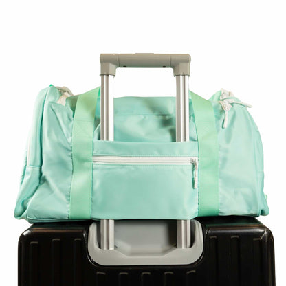 Joola Aria Small Duffle Bag on rolling backpack