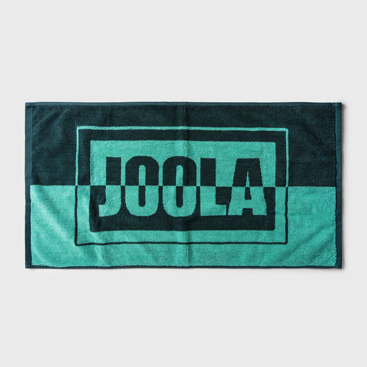 Joola Wordmark Towel Small - Club Green/Tropic Tide