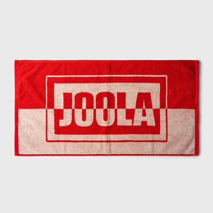 Joola Wordmark Towel Small - Poppy Red/Sandstone