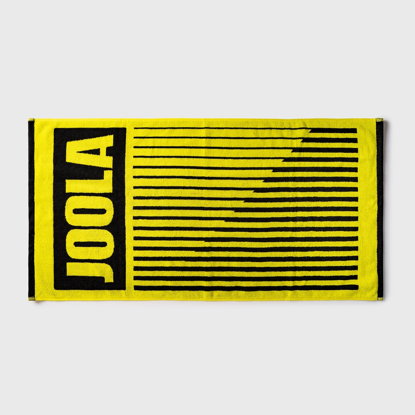 Joola Wordmark Towel Large - Black/JOOLA Yellow