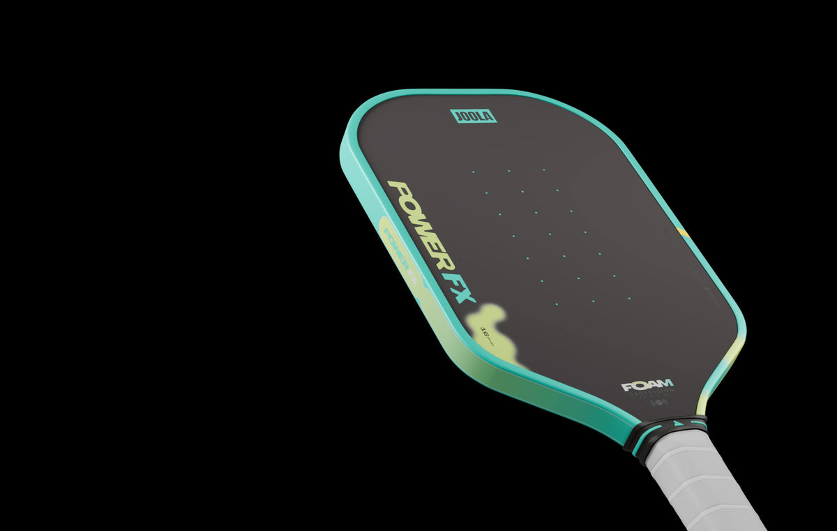 JOOLA POWER FX technology: Adaptive Propulsion Core, Optimized Surface Layup, Unibody EPP foam construction