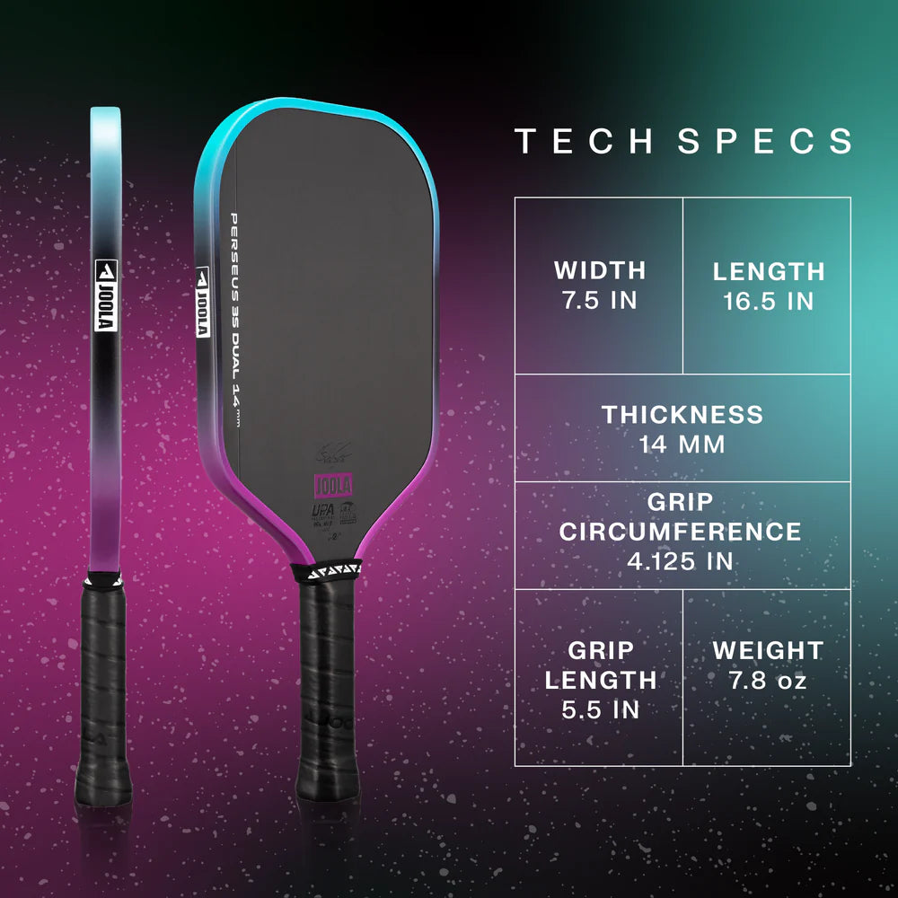 Joola Perseus 3S Dual 14/16mm Pickleball Paddle