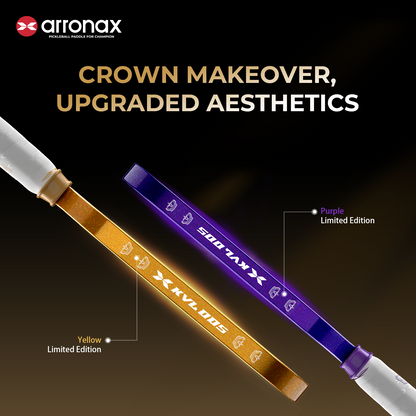 Arronax KVL005 crown makeover - Gold and Purple limited edges