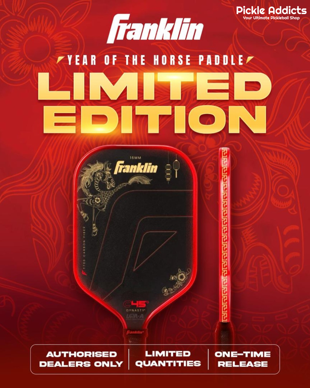 【PRE-ORDER】Franklin C45 Dynasty Year of The Horse Limited Edition - 16mm