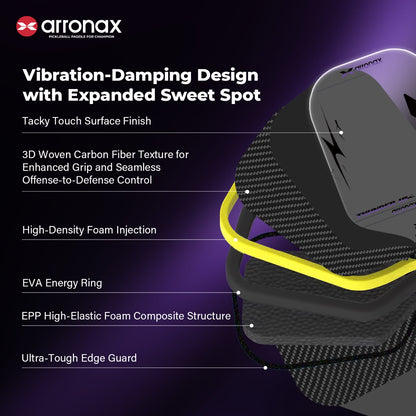 ARRONAX Thunder 10 II Black Purple Color 16mm (pre-order)