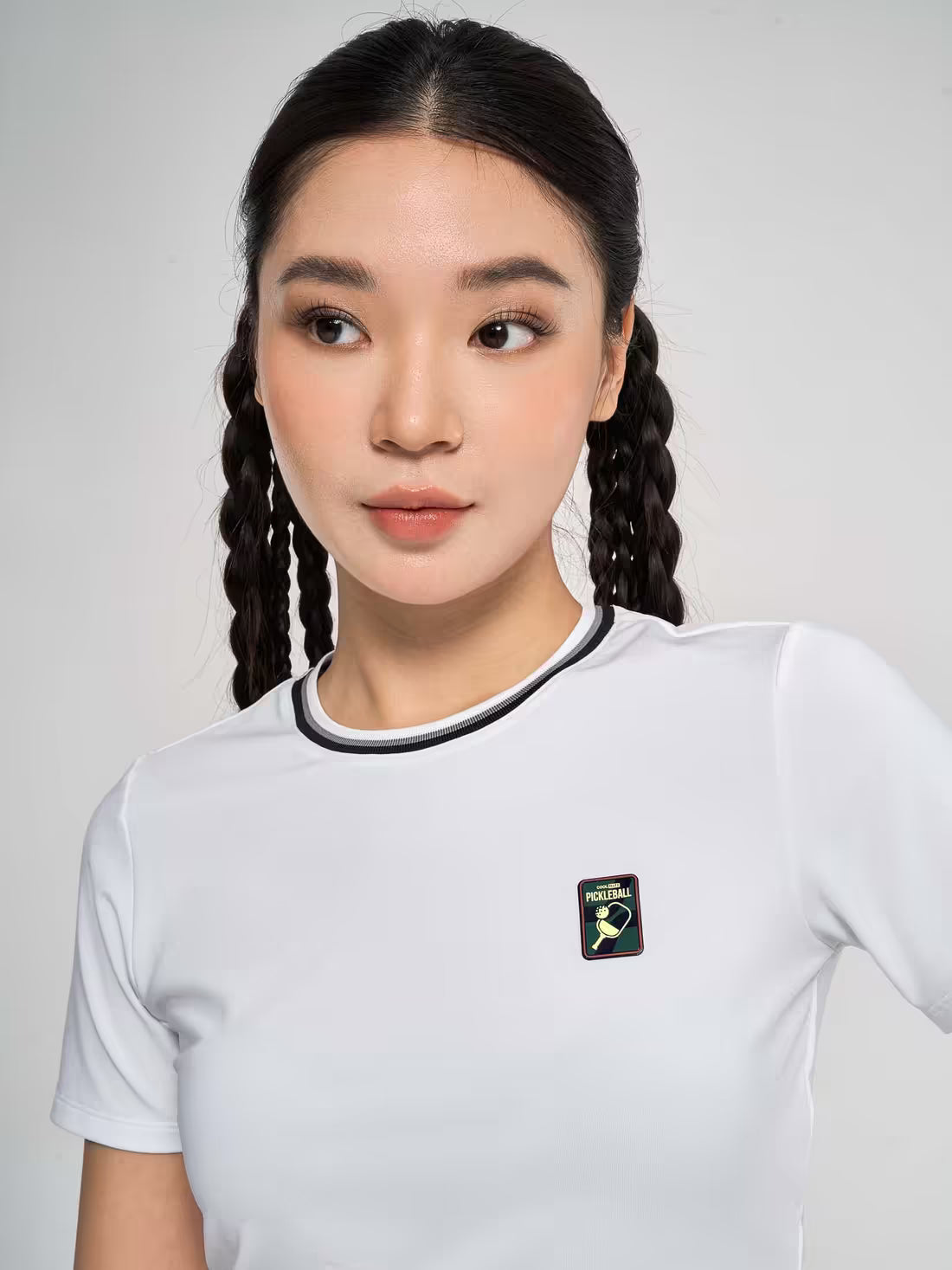 COOLMATE Women's Croptop Pickleball Dink Shot