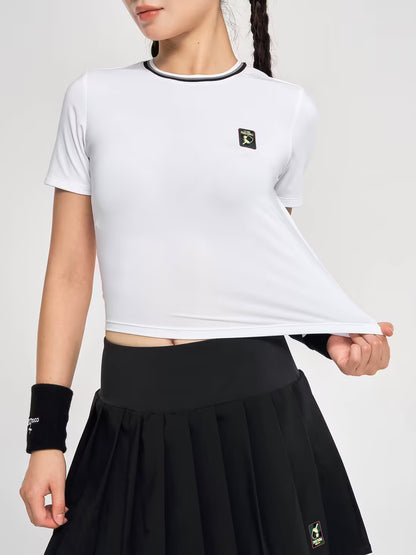 COOLMATE Women's Croptop Pickleball Dink Shot