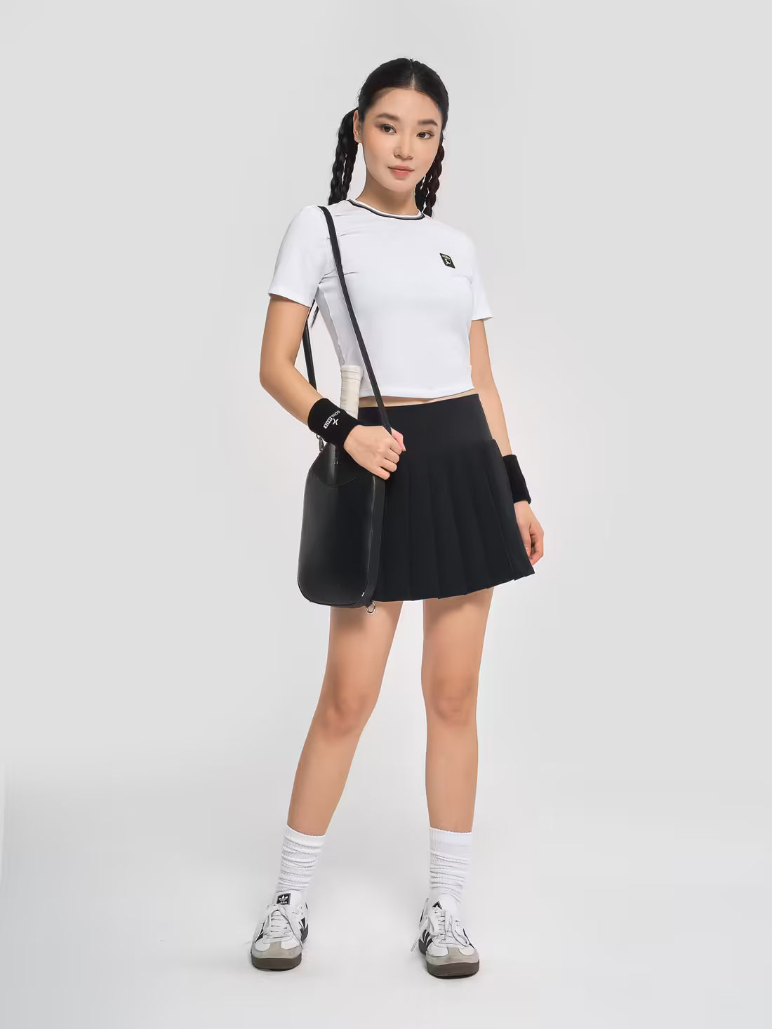 COOLMATE Women's Croptop Pickleball Dink Shot