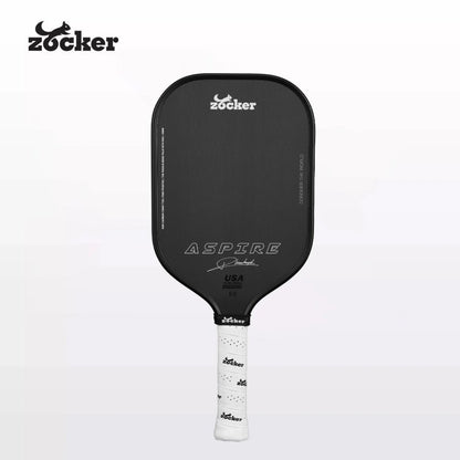 Zocker Aspire Pickleball Paddle x Phuc Huynh White Edition Pickleball Paddle