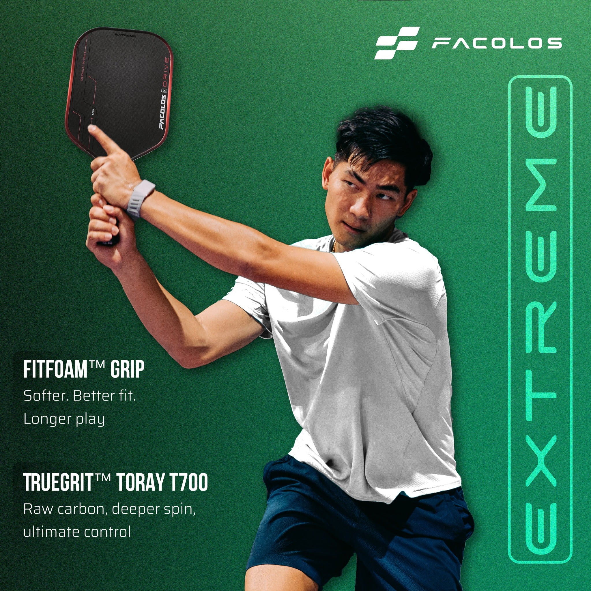 Facolos Drive Extreme Malaysia Edition Pickleball Paddle