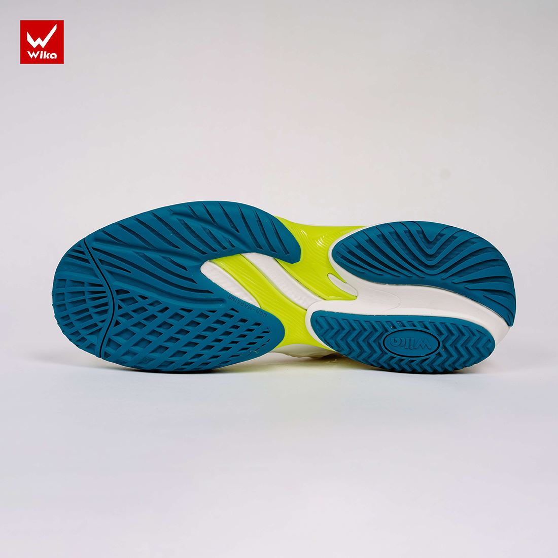 Wika Astro White Blue Green Pickleball Shoes