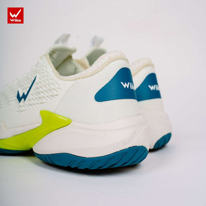 Wika Astro White Blue Green Pickleball Shoes