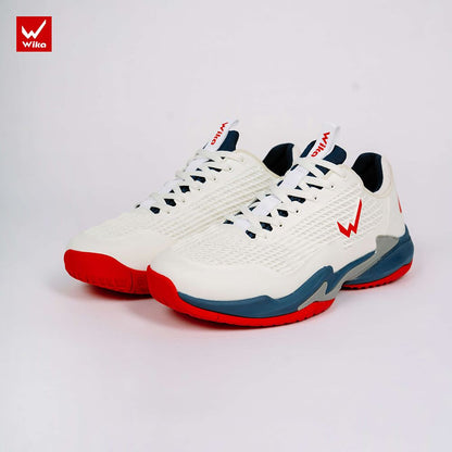 Wika Astro White and Red Pickleball Shoes