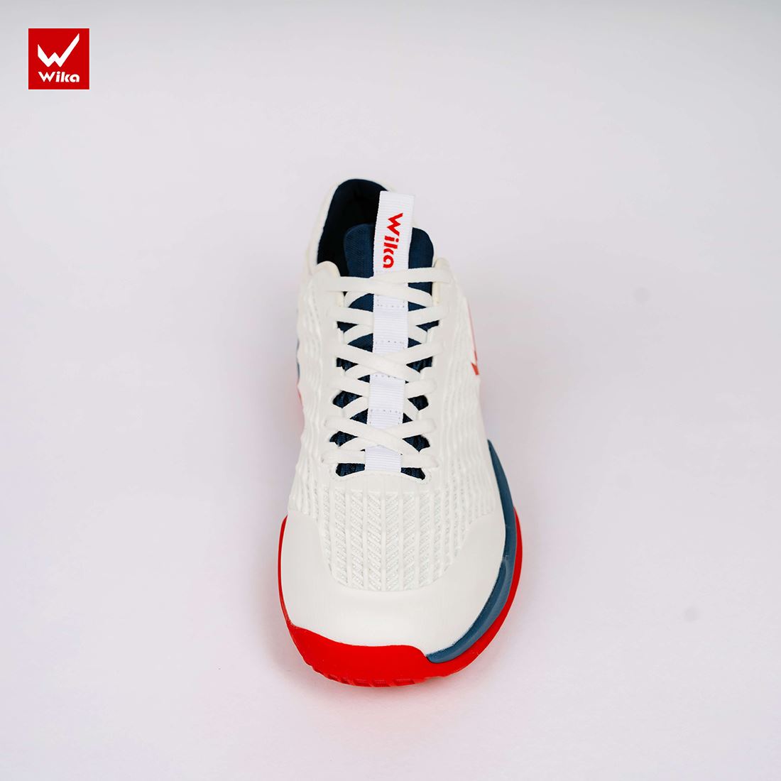 Wika Astro White and Red Pickleball Shoes