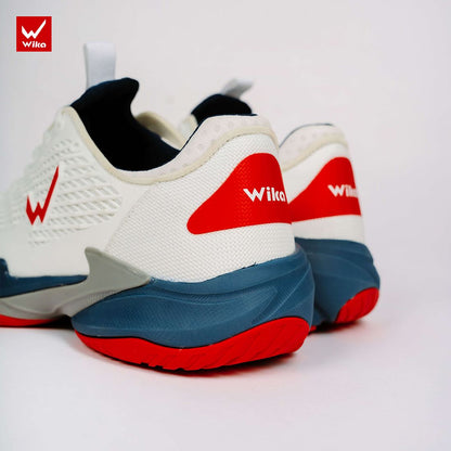 Wika Astro White and Red Pickleball Shoes