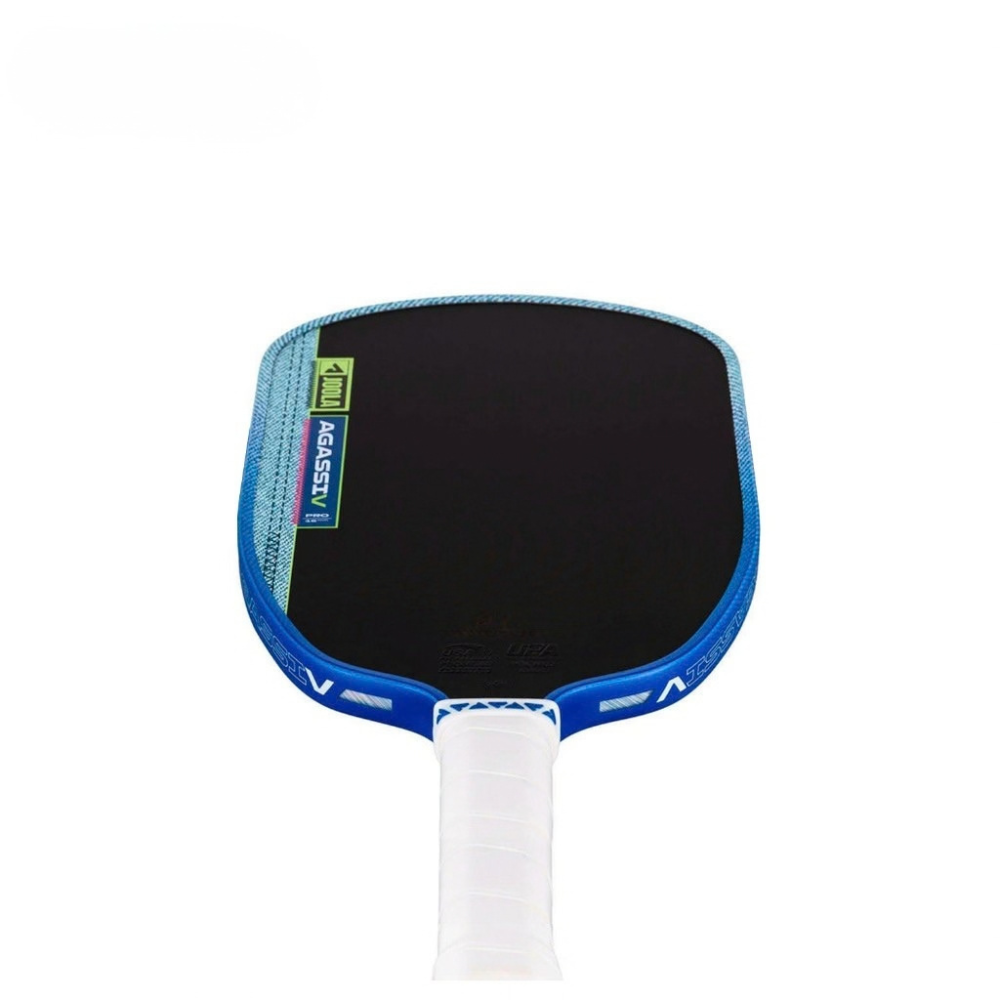 JOOLA Agassi Pro V Washed Indigo pickleball paddle - top view
