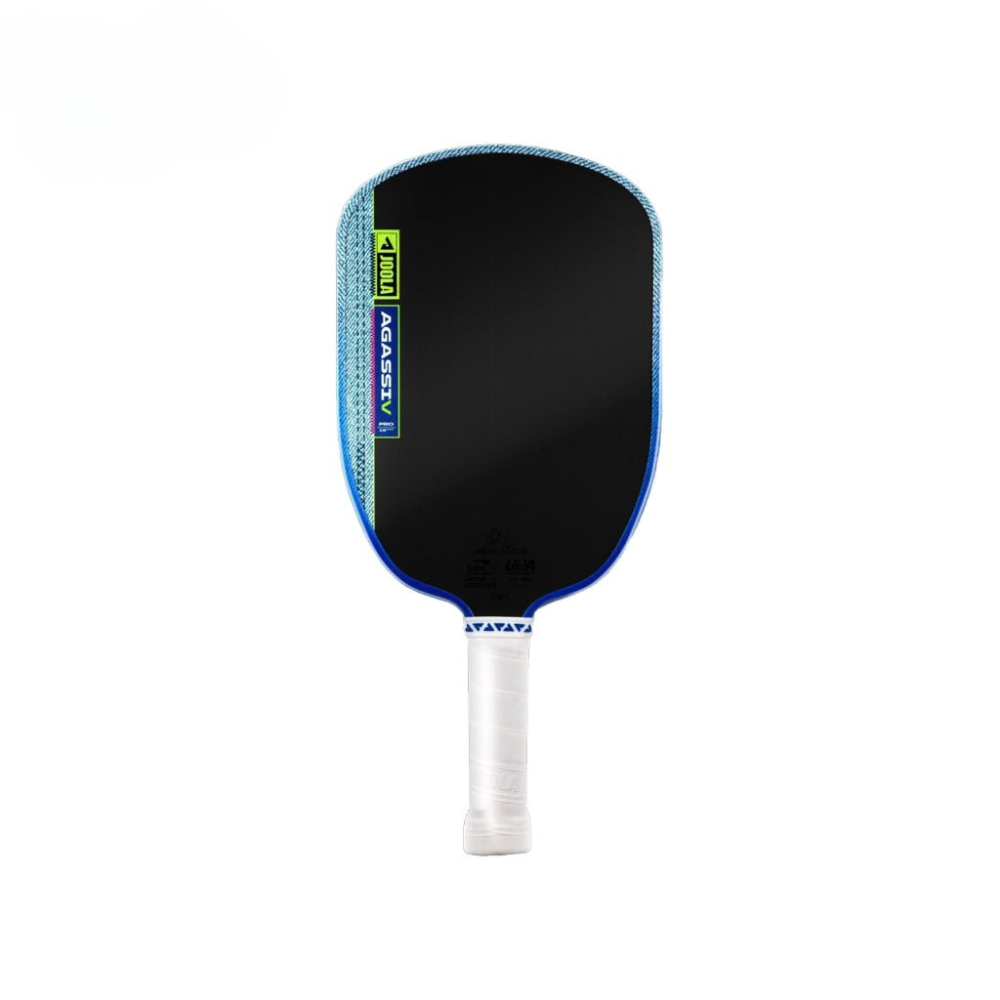 JOOLA Agassi Pro V Washed Indigo pickleball paddle - front face view