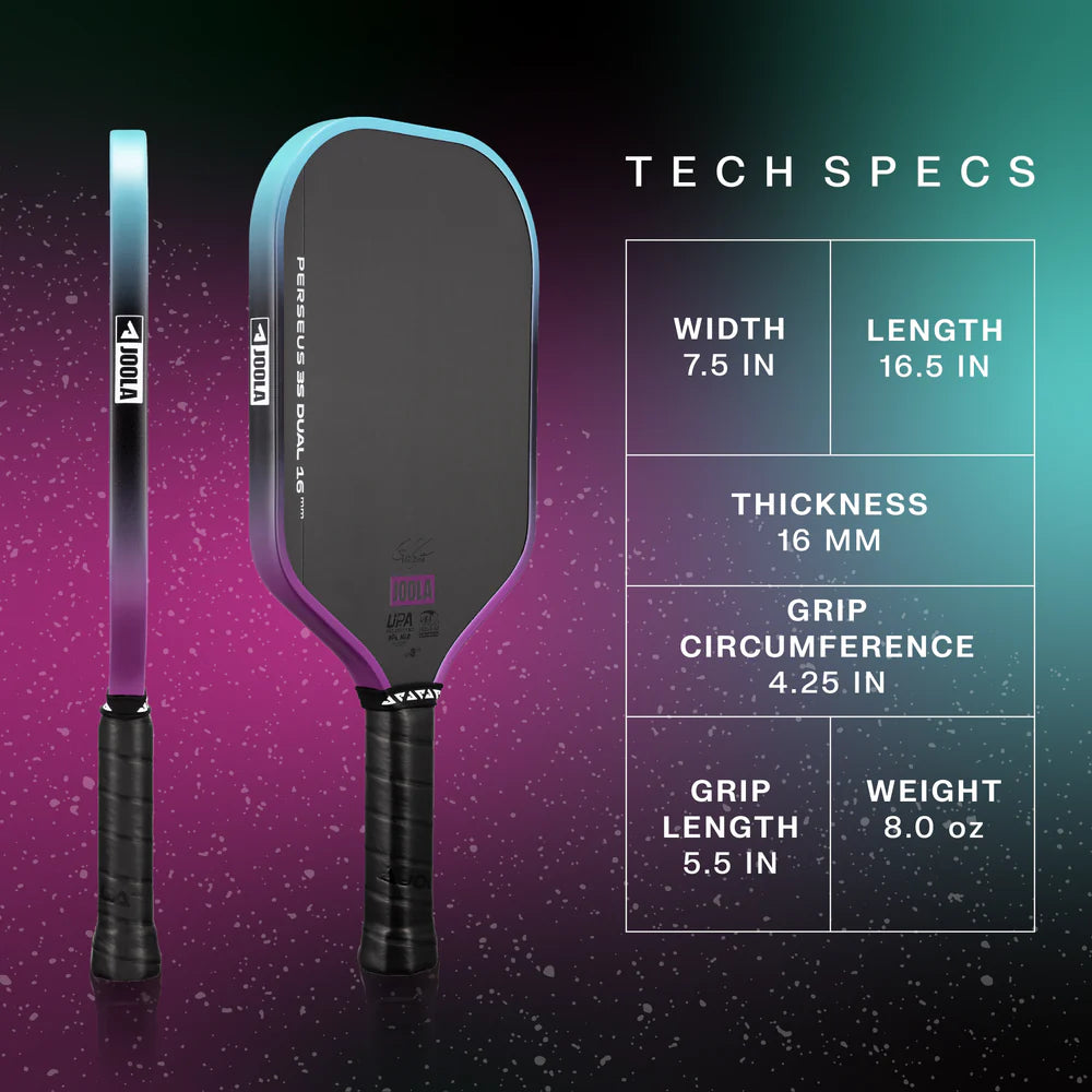 Joola Perseus 3S Dual 14/16mm Pickleball Paddle