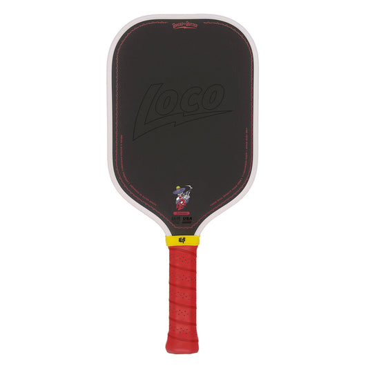 Bread & Butter Loco 2 Elongated pickleball paddle in Blanco - front render