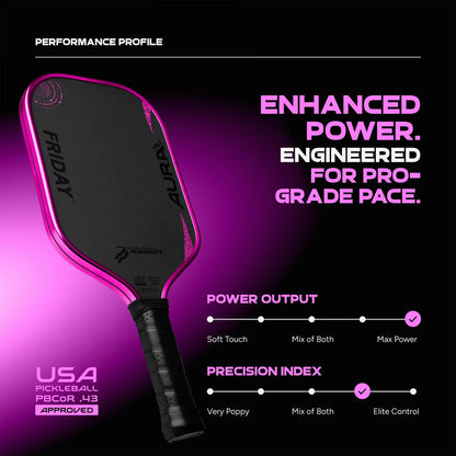FRIDAY Aura Pro Elongated - Metallic Pink Blackout Limited Edition