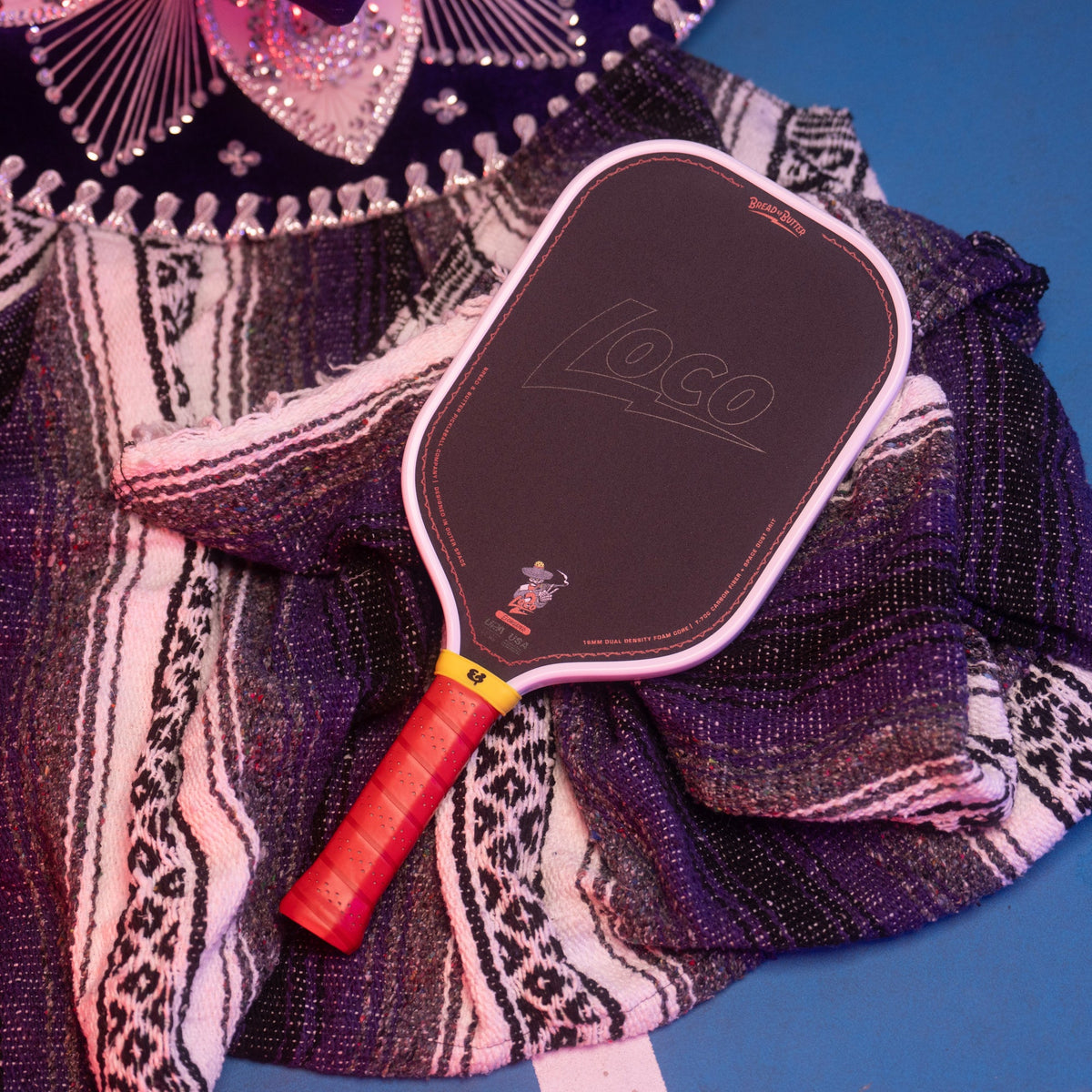 Bread & Butter Loco 2 Elongated pickleball paddle - lifestyle photo 1